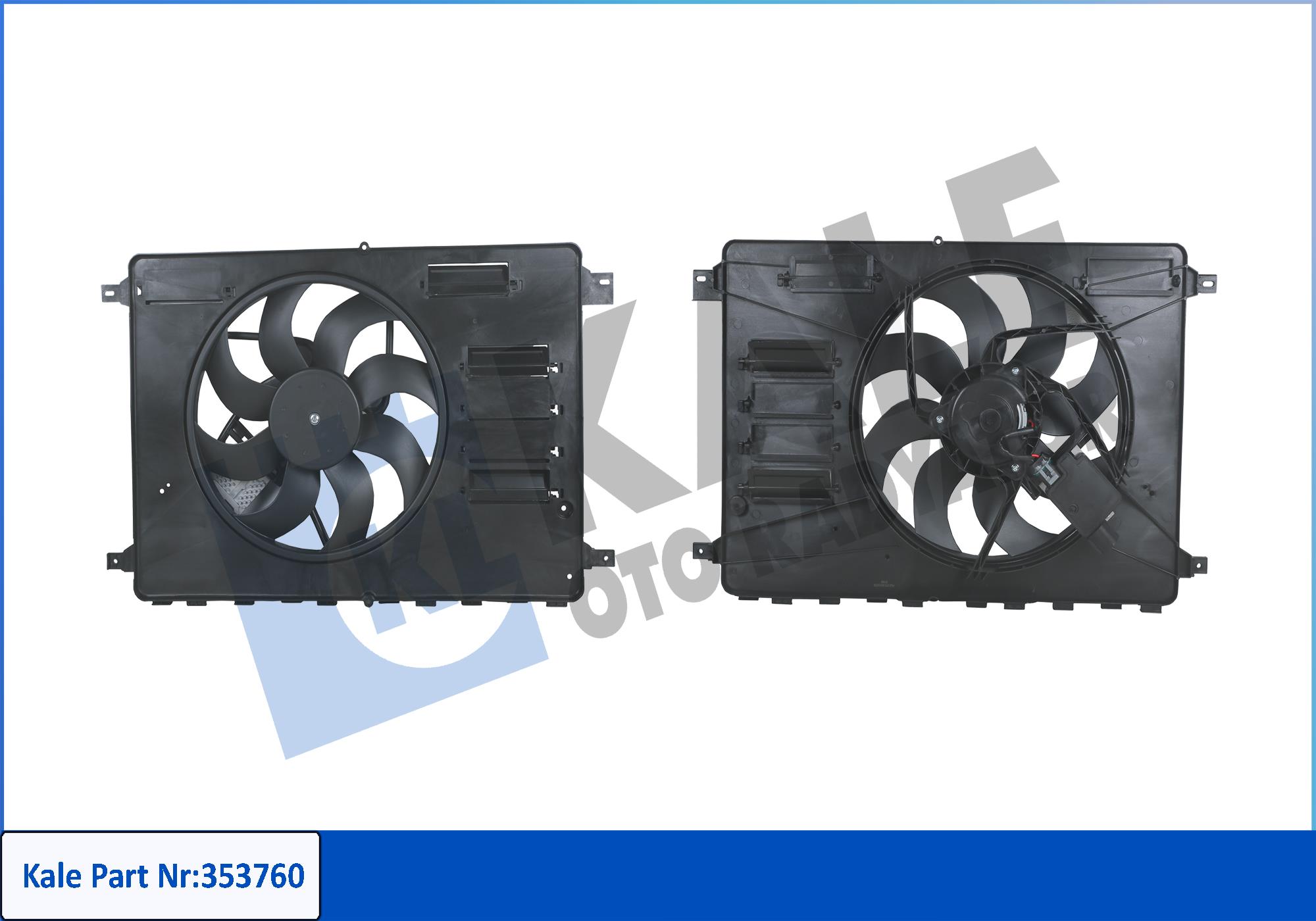 Ford Mondeo Radyatör Fan ve Motoru 2007- Fan OEM 6G918C607PE